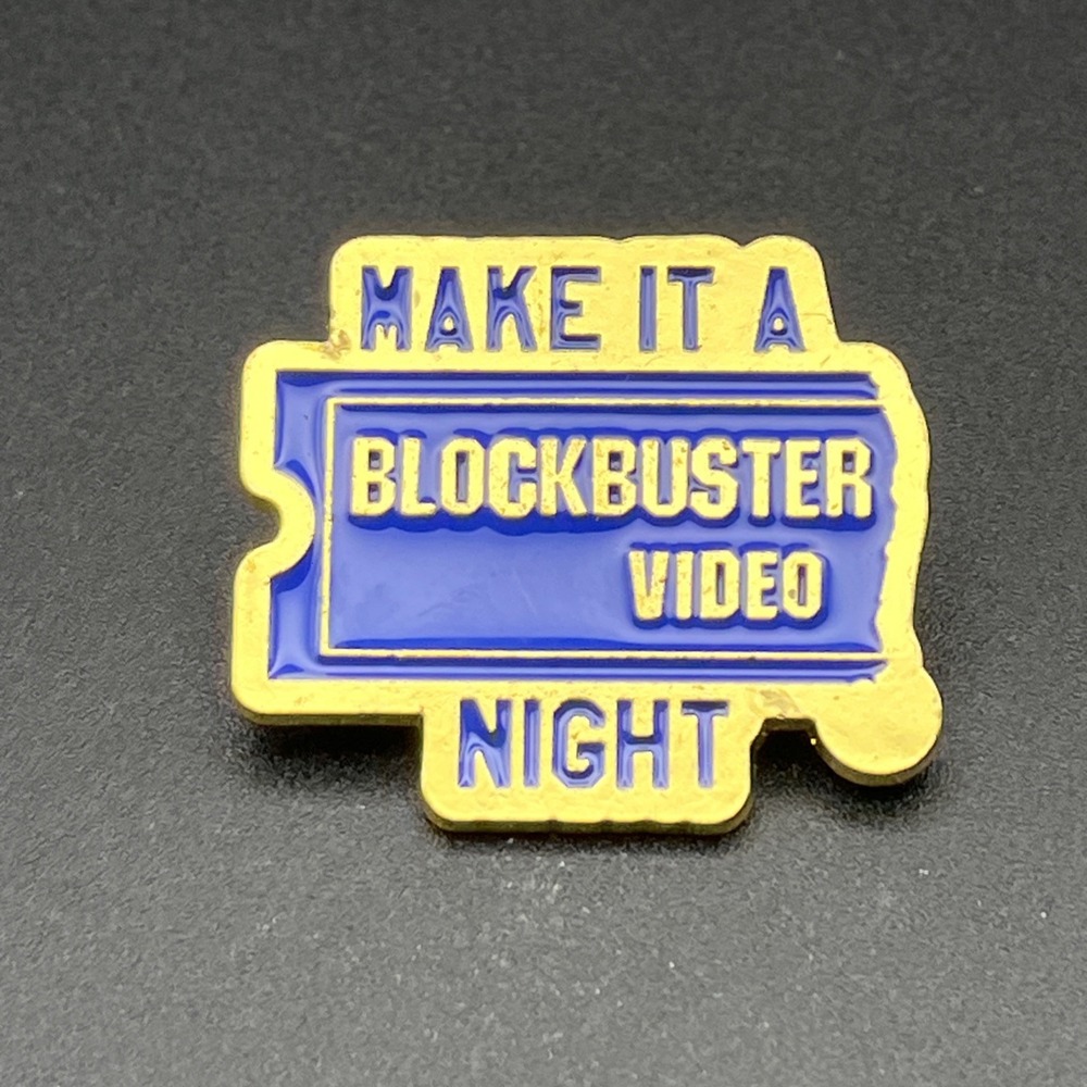 Make‎ It A Blockbuster Video Night Lapel Hat Pin